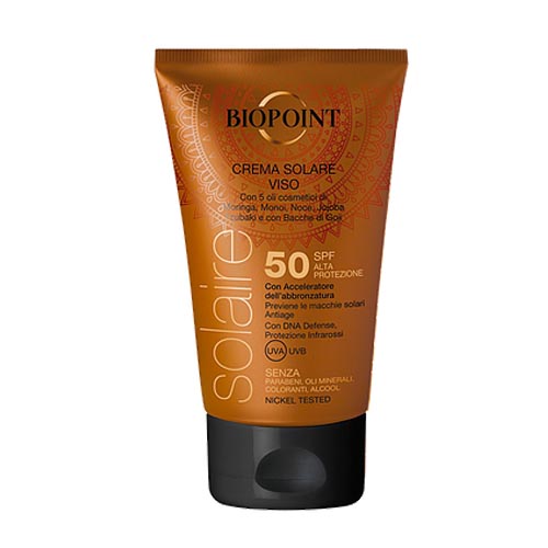 Biopoint latte solare 50 ml viso spf 50+
