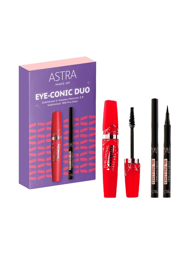Astra eye-conic duo coffret mascara subliminal+ pro-liner 16h