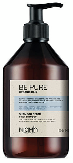 Niamh bepure shampoo detox 500 ml capelli normali