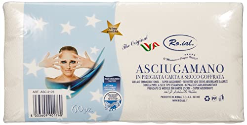 Asciugamano 60 pz piegato carta roial