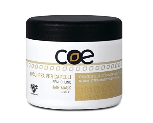 Crema coe semi di lino 500ml.capelli deboli e stressati linea italiana