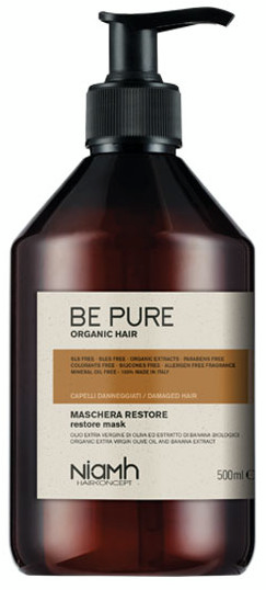 Niamh bepure mask restore 500 ml. capelli danneggi