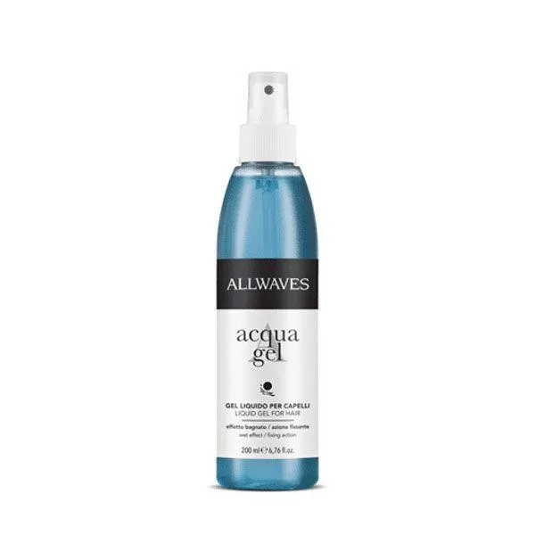 Allwaves acqua gel spray 200 ml.effetto bagnato