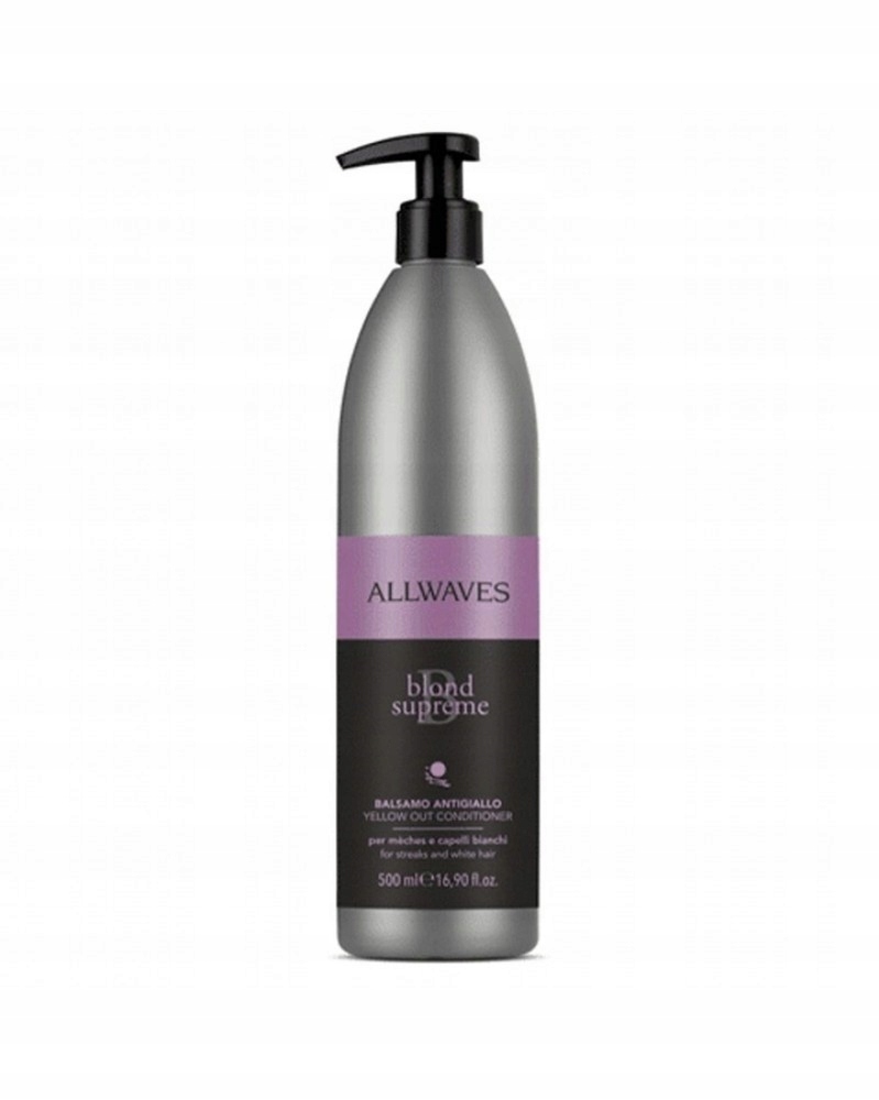 [55] Allwaves blonde supreme balsamo 500 ml.antigiallo