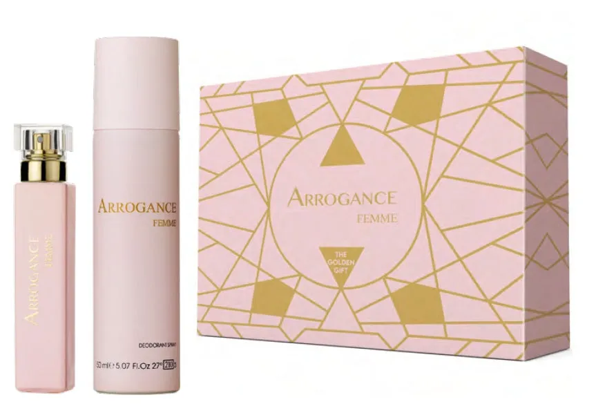 [6114] Arrogance femme cf edt 30 ml vp+deo spray 150 ml