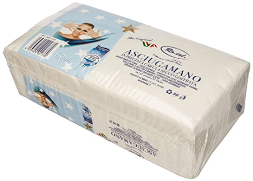 [232] Asciugamano 60 pz piegato carta roial 35x67