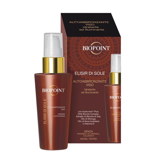 [5581] Biopoint autoabbronzante viso elisir di sole
