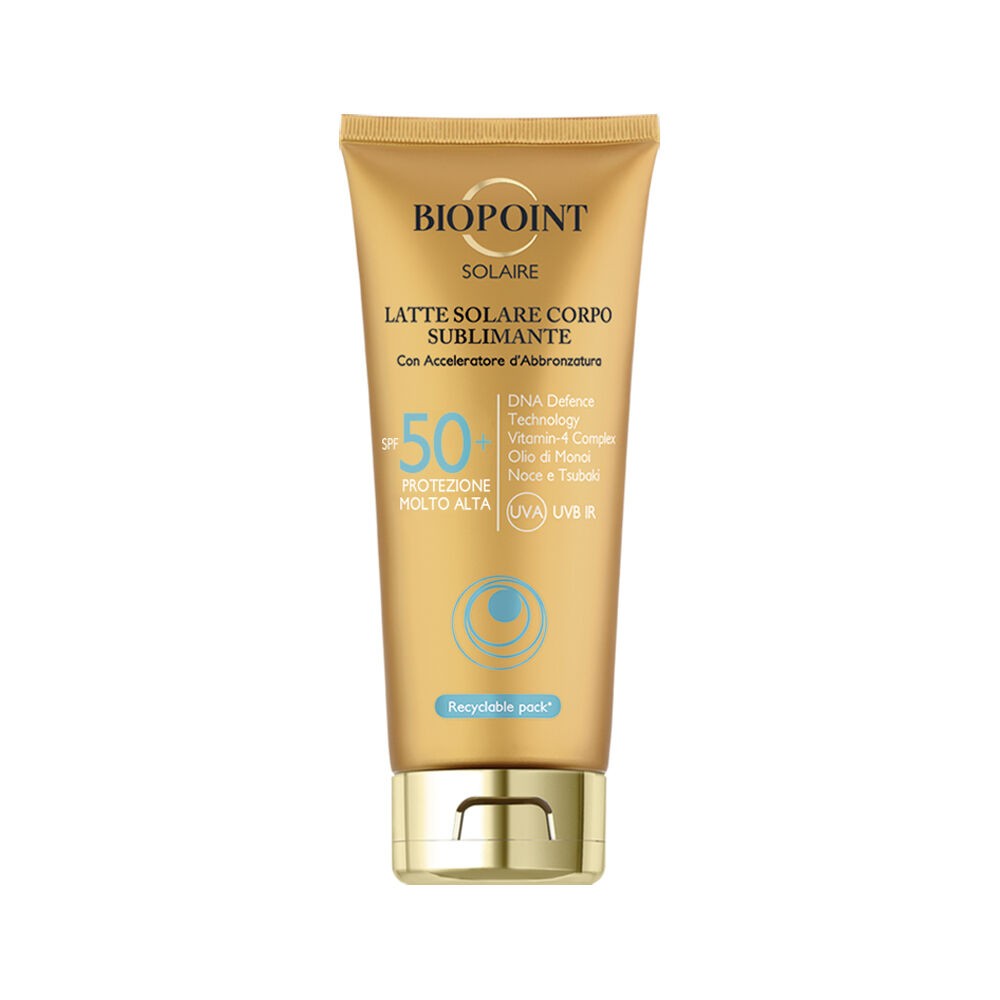[5579] Biopoint solaire latte corpo sublimante spf50+tubo