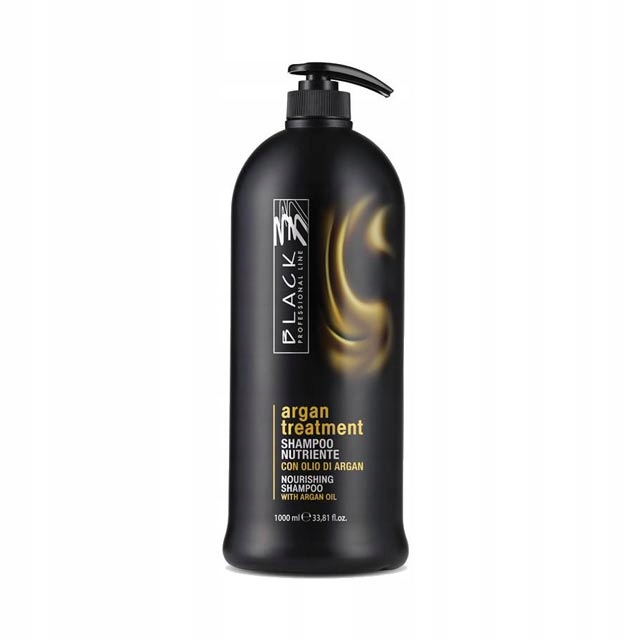 [6140] Black dore' argan shampoo 1000 ml.nutriente