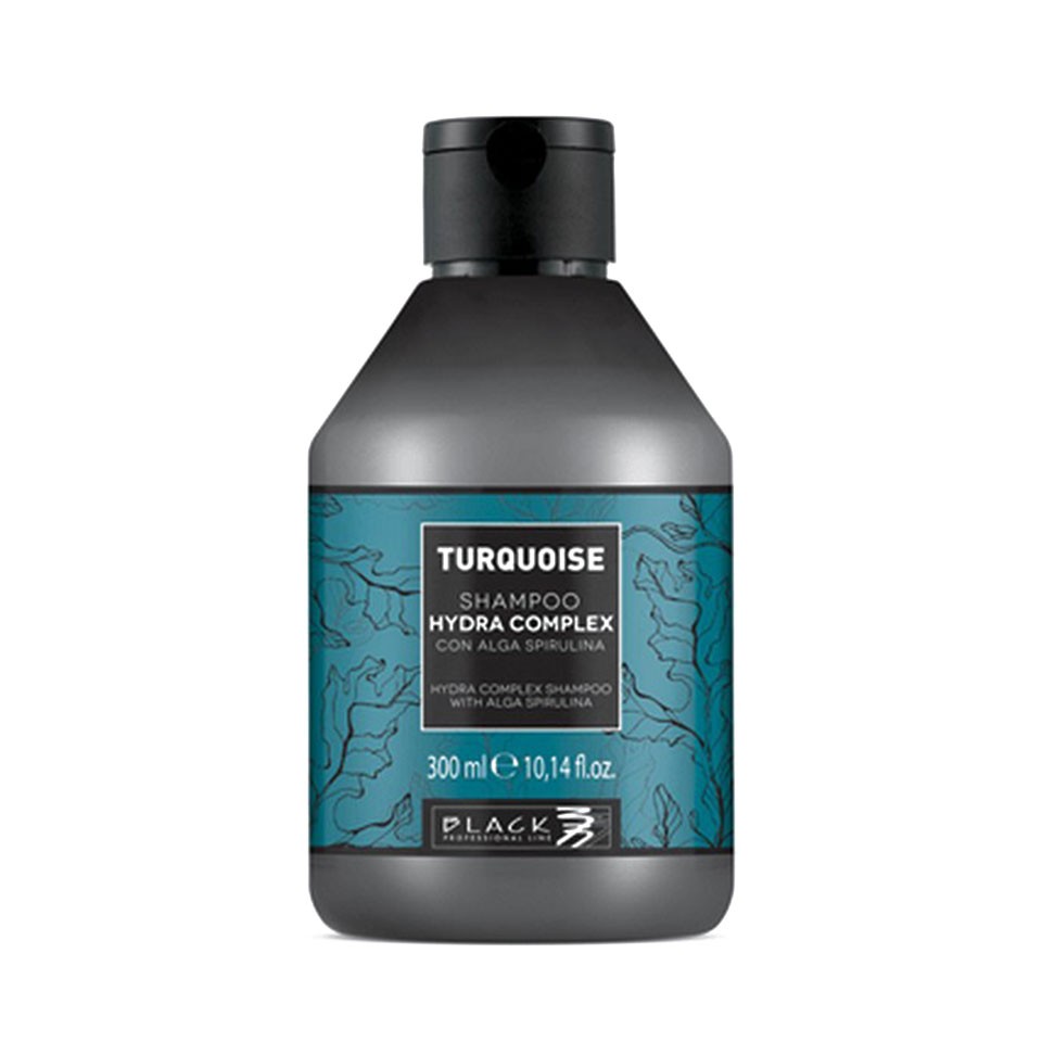 [422] Black turquoise shampoo 300ml.hydra complex