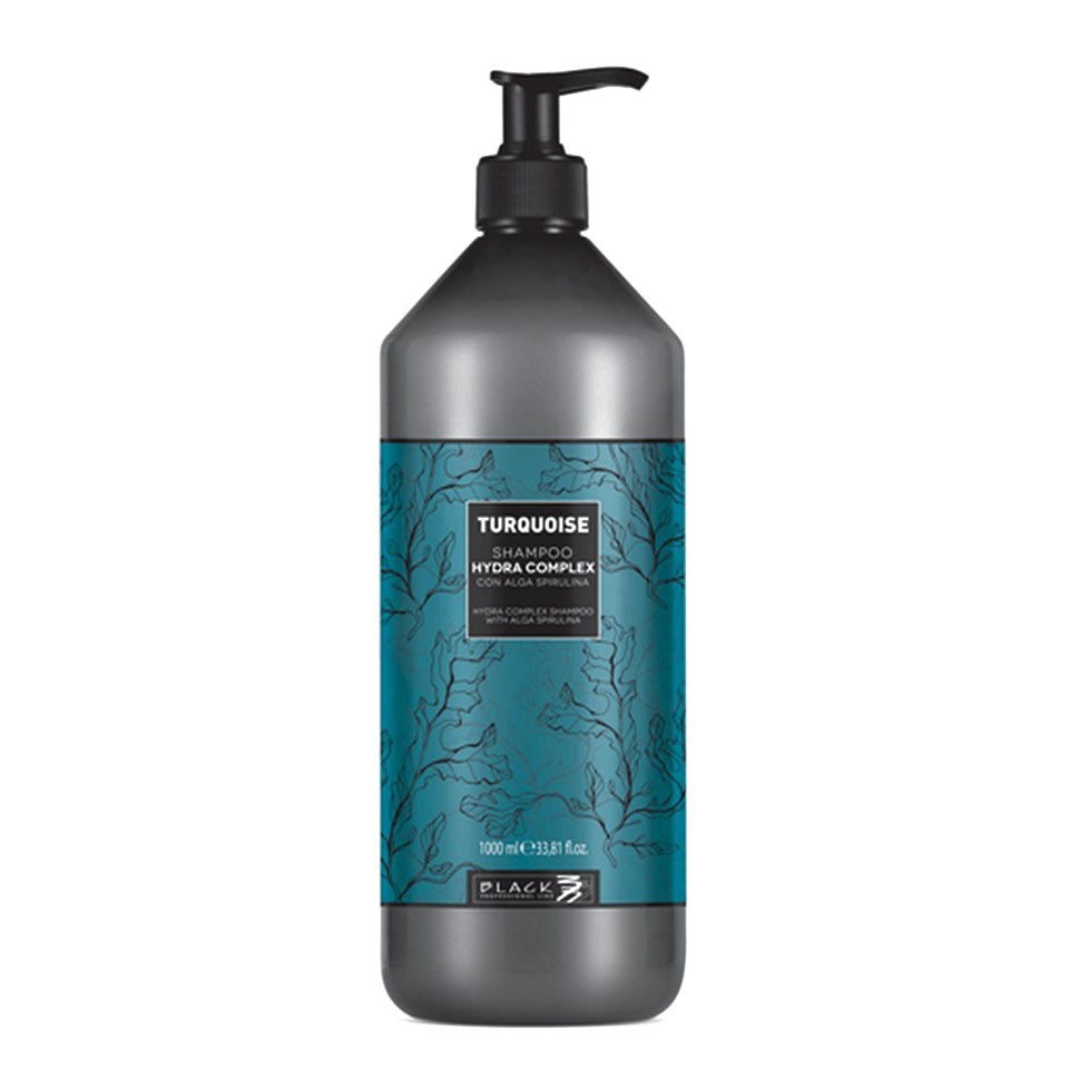 [423] Black turquoise shampoo litro hydra complex