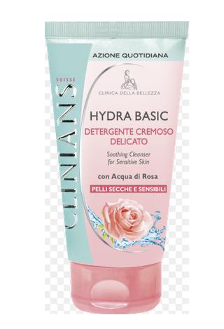 [614] Clinians Hydra Basic detergente cremoso p/secche e sensibili 150ml