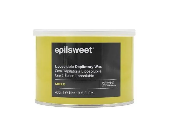 [1007] Epilsweet cera vaso 400 ml. depilatoria miele idrosolubile