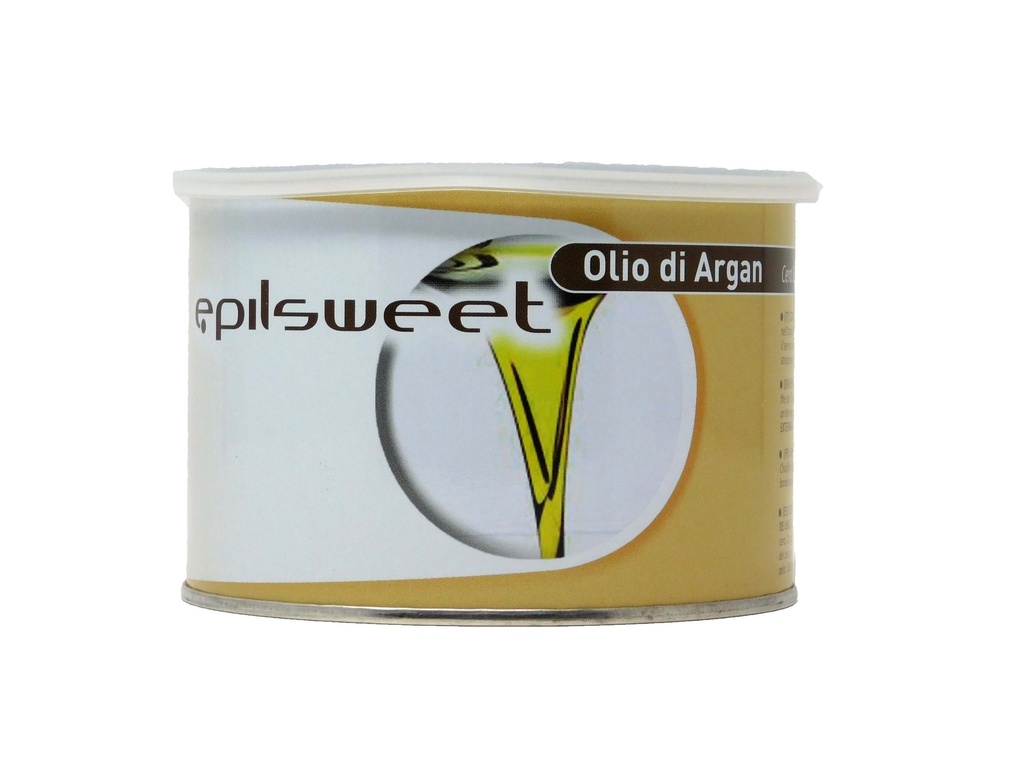 [1008] Epilsweet cera vaso 400 ml. depilatoria olio di argan liposolubile