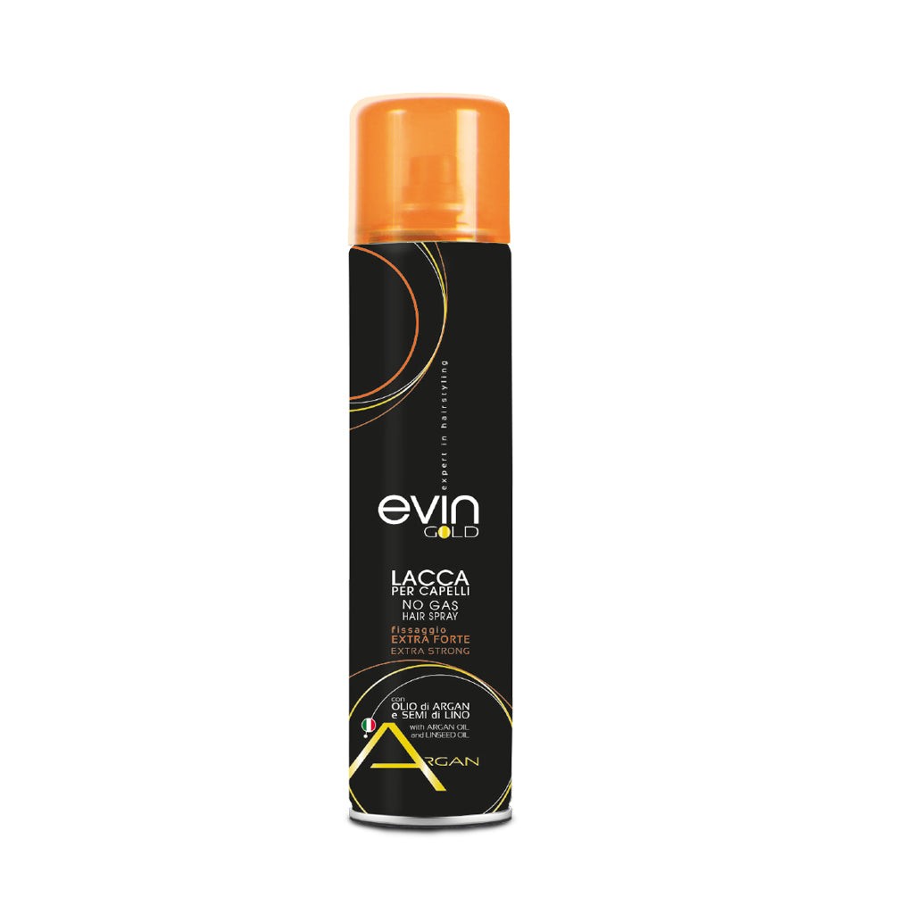 [5815] Evin gold lacca no gas extra forte 400ml argan e semidilino