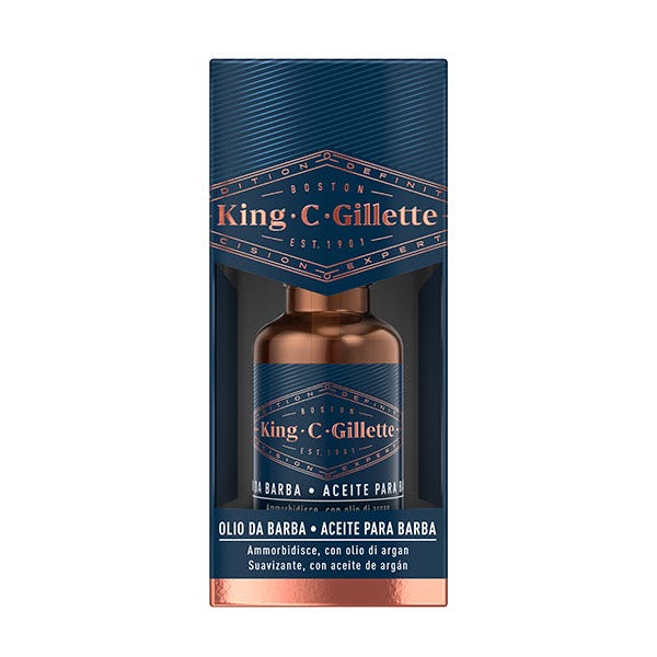 Gill.king olio da barba 30ml.