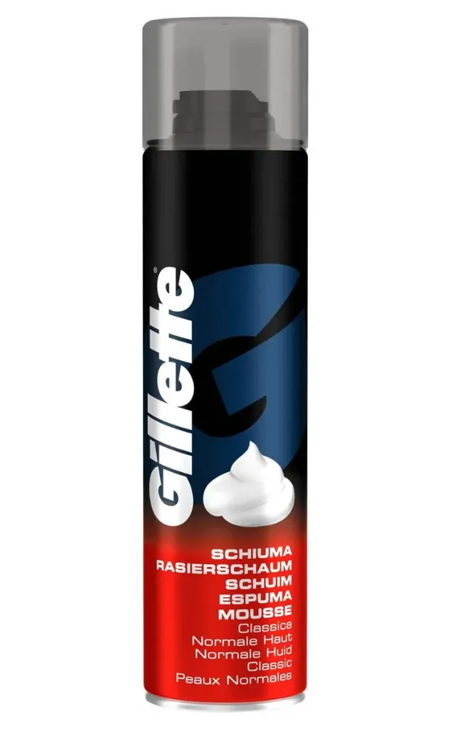 [5907] Gill.schiuma barba classica 400ml