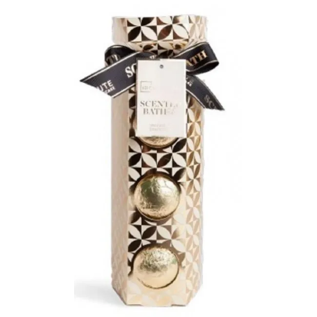 Idc institute scented coffret tris bombe gold 3 x