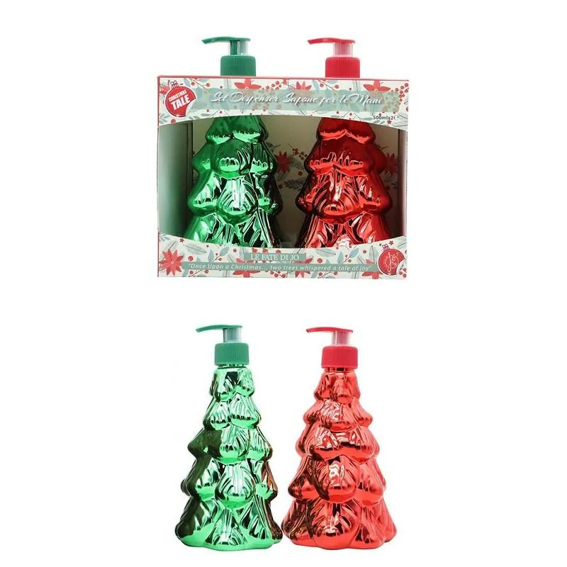 Le fate di jo coffret sapone mani 500ml red+sapone mani 500ml green