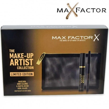 [1900] Max factor coffret mascara 2000+matita occhi+ pochette