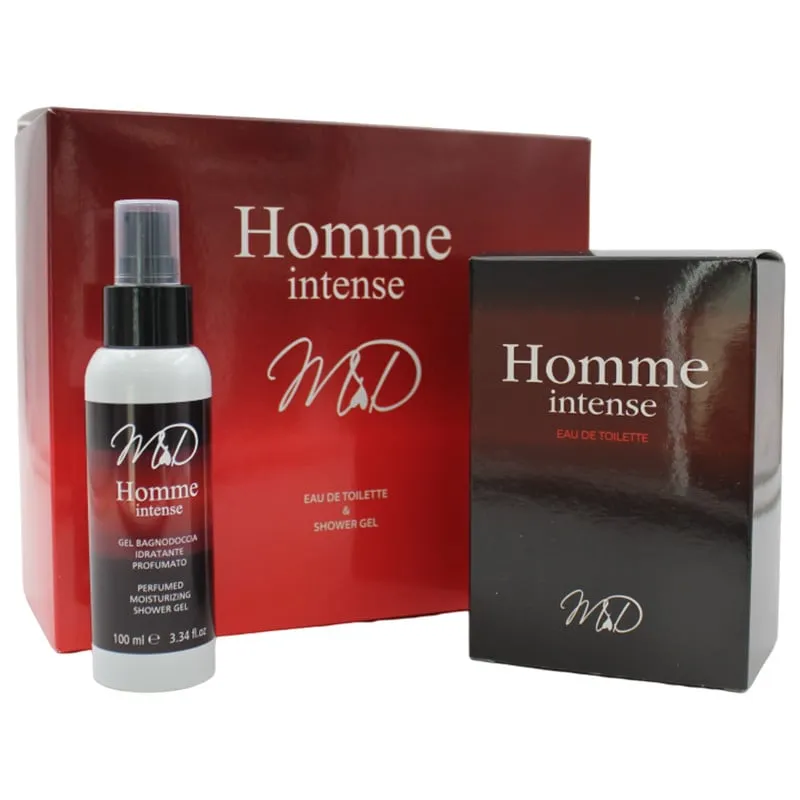 [4994] MD Homme Intense coffret edt 100 ml vapo+s/g 100 ml