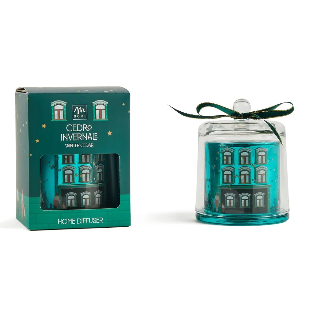 [6103] Mercury Home candela campana in vetro cedro invernale 90 gr