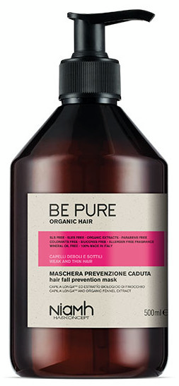 [2052] Niamh bepure mask prevenzione caduta 500 ml cap.de