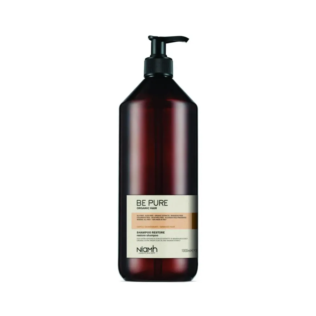 Niamh bepure shampoo restore 1000 ml.capelli danne