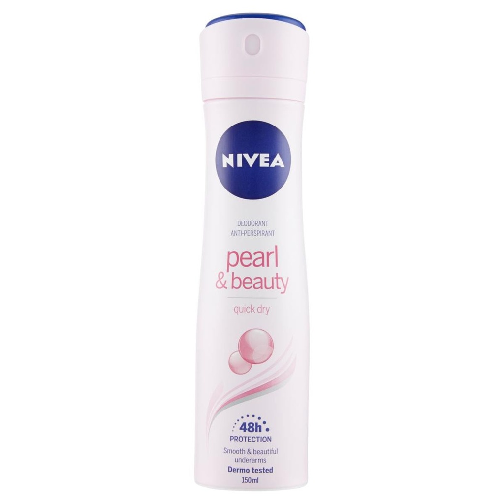 [5634] Nivea deo spray pearl & beauty 150 ml.