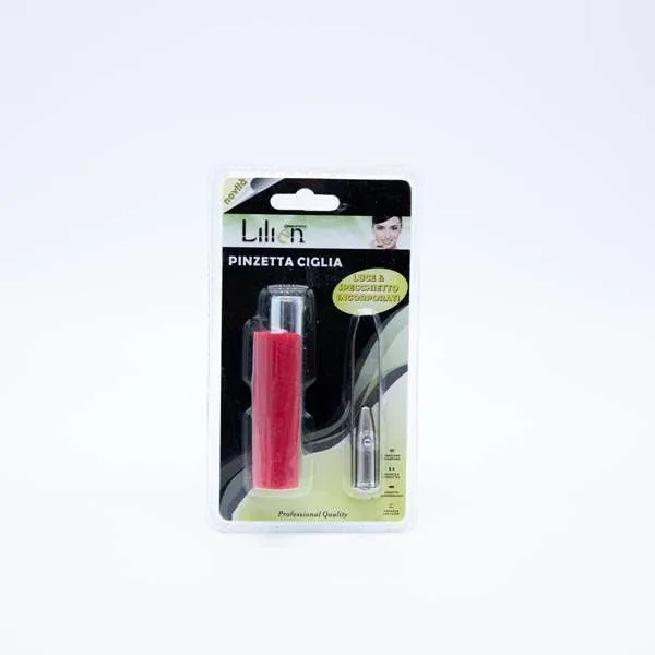 [5215] Pinzetta ciglia c/luce e specchietto