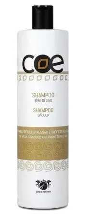 Shampoo coe semi di lino 500ml.capelli deboli stressati e soggetti alla caduta