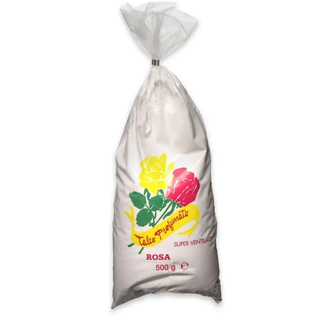 [5876] Talco profumato rosa 500 gr