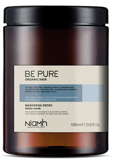 Be Pure Mashera Detox Capelli grassi e normali 1000 Ml