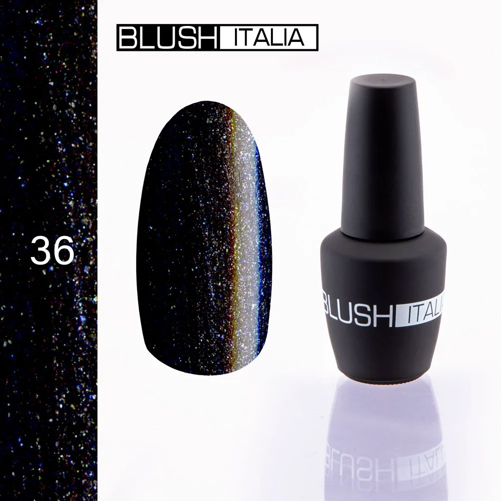Blush italia gel polish 15 ml 36 black stars