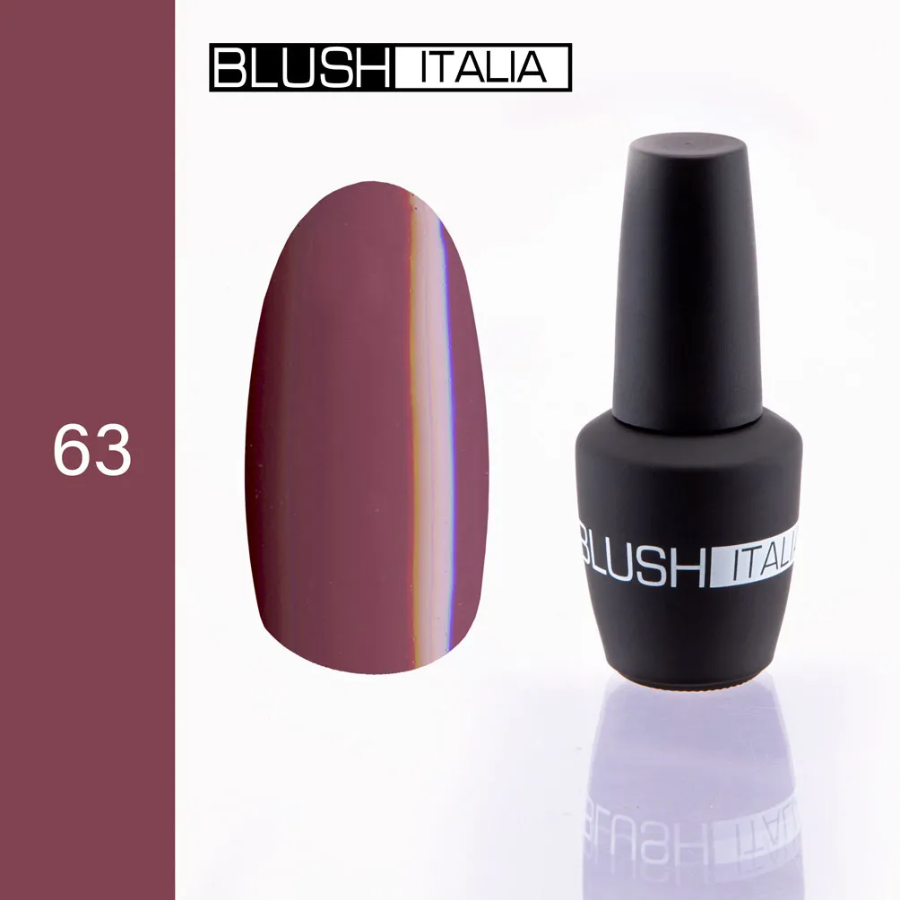 Blush italia gel polish 15 ml 63 dark mauve