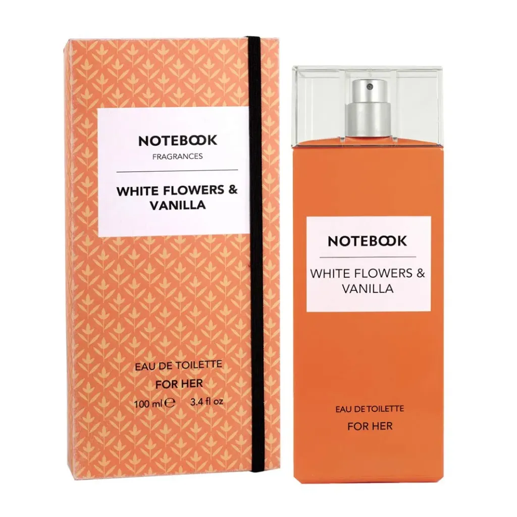 Notebook White flowers & vanilla for her 100 ml edt