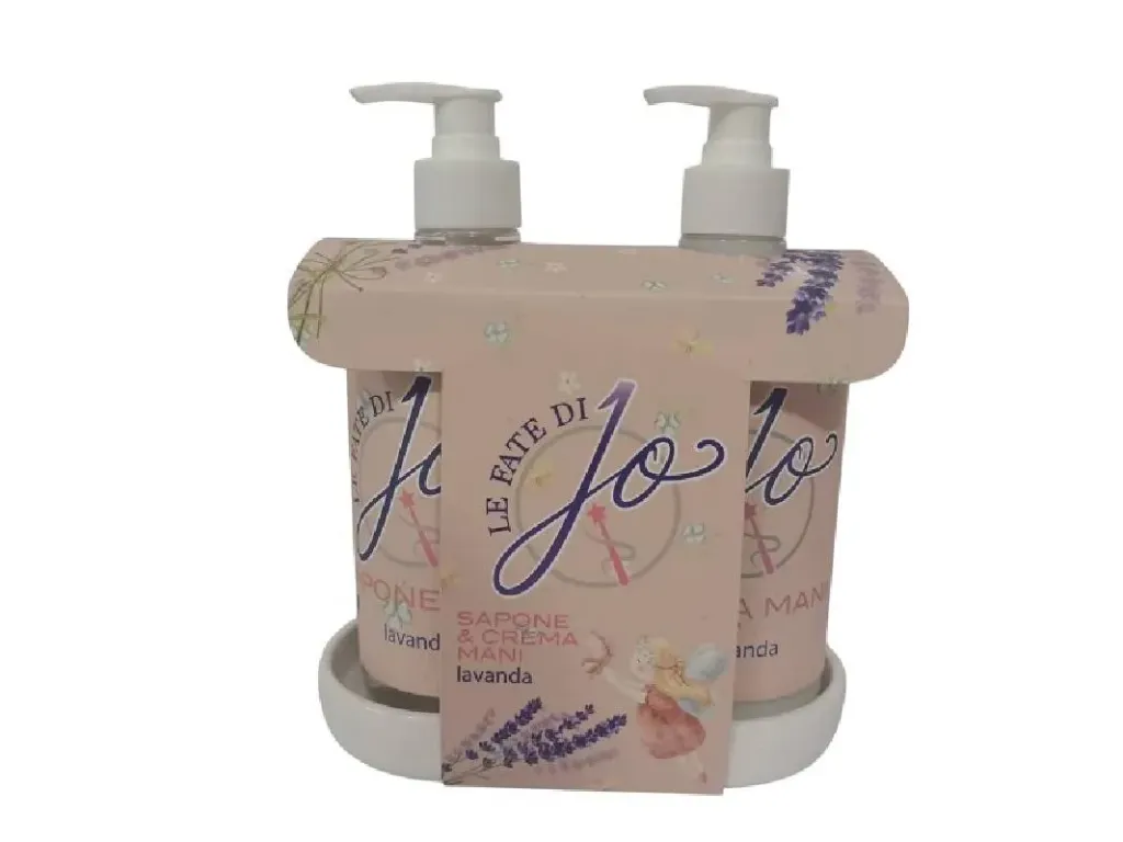 Le fate di Jo coffret lavanda sapone mani 500 ml+crema mani 500 ml