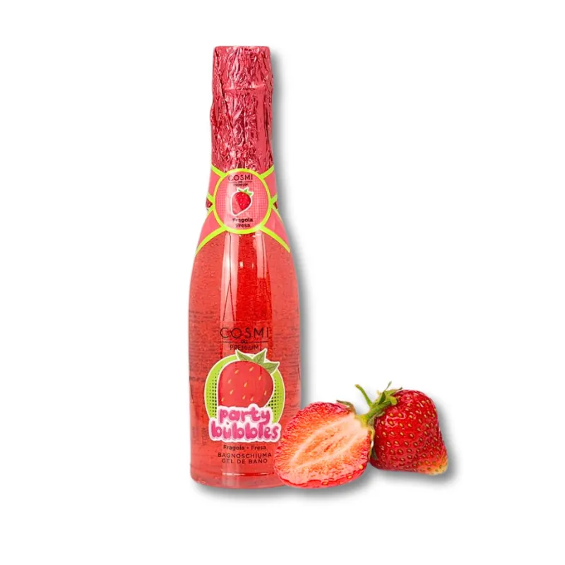 Cosmi bagnoschiuma in bottiglia di champagne fragola 250 ml