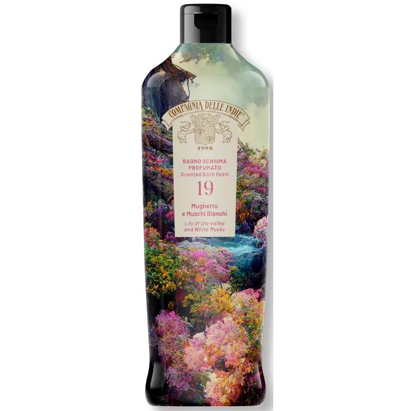 Compagnia delle Indie bagnoschiuma profumato Mughetto e Muschi bianchi 500ml