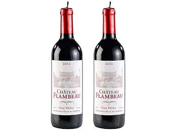 Mercury candela bottiglia di vino in cera 314gr