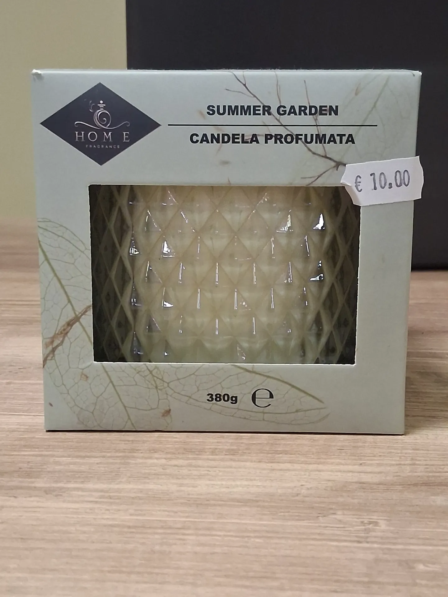 Home Fragrance candela profumata in vetro Summer garden 380gr