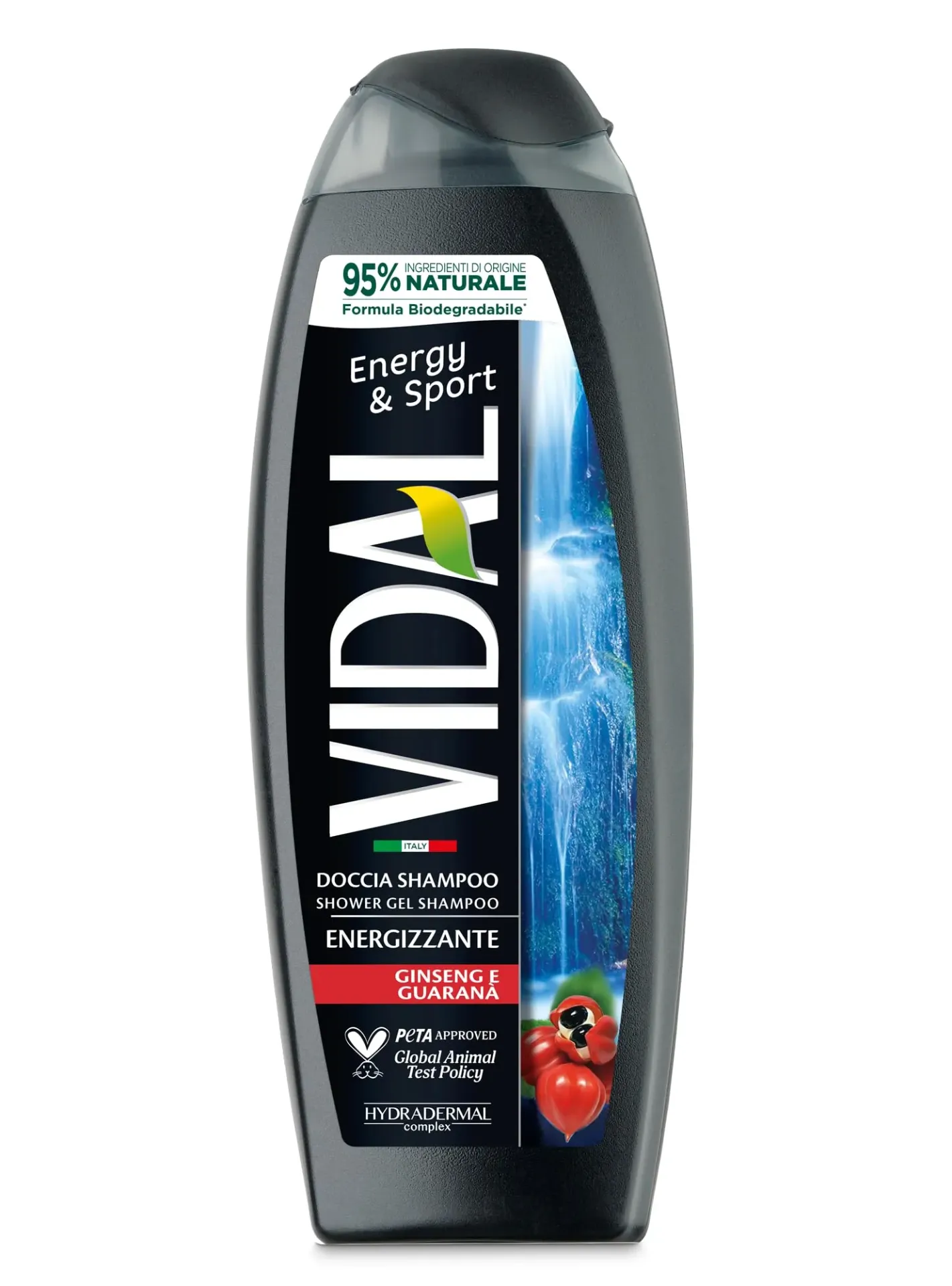 Vidal bagnoschiuma energy & sport 500ml. energizzante