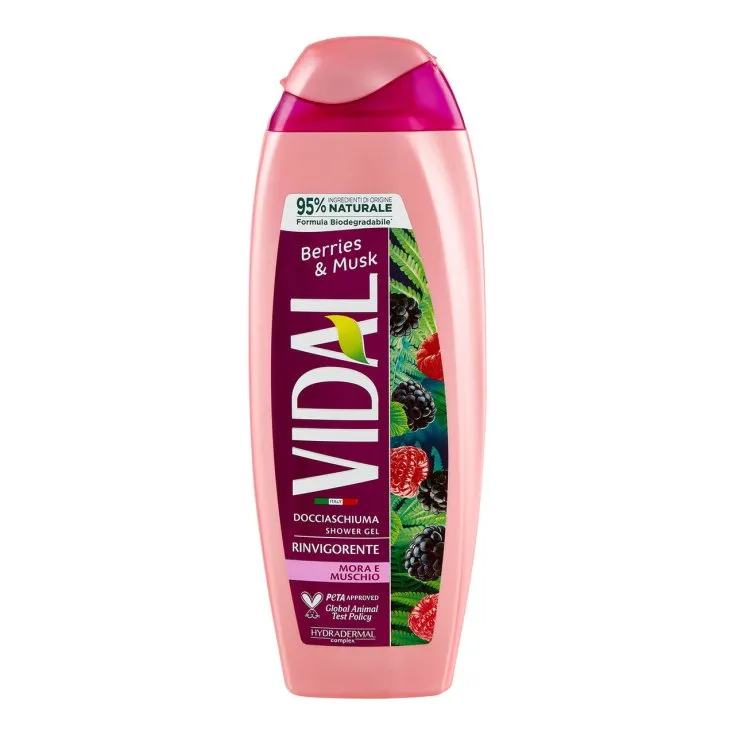 Vidal bagnoschiuma mora & muschio  500ml. rinvigorente