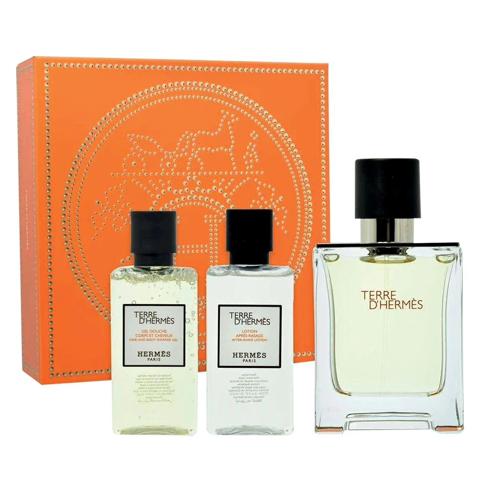 Hermes Terre d'Hermes conf. edt 50ml+gel doccia 40ml+after shave 40ml