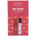 Astra get nude coffret lip marker sleepover+ lip  gloss light & shine
