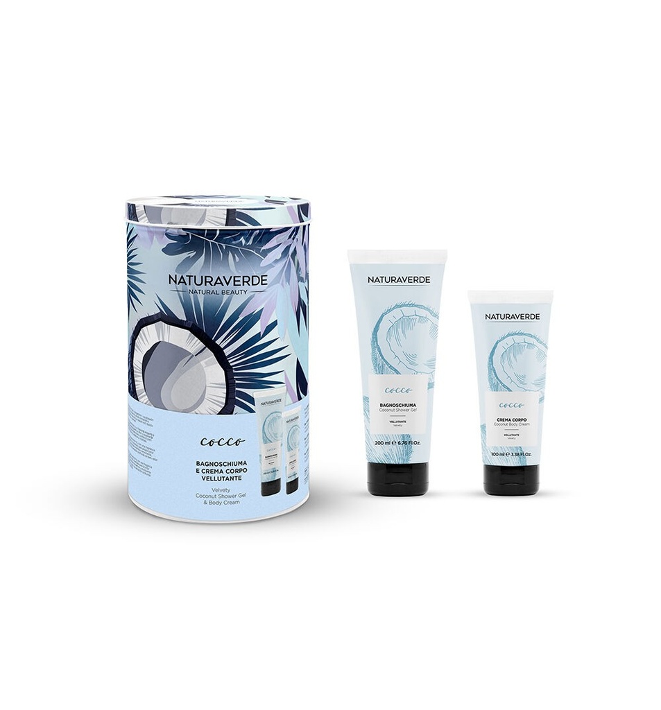 Naturaverde coffret sensoriale cocco s/g 200 ml+c/c 100 ml