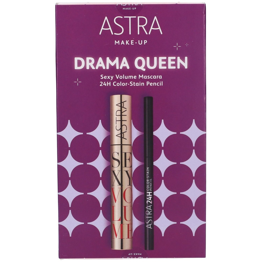 Astra drama queen coffret mascara sexy volume+ matita occhi 24h