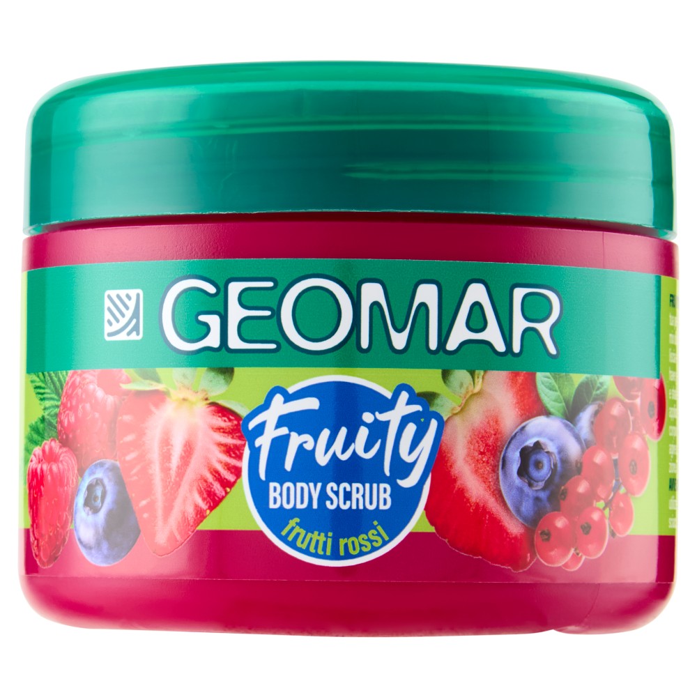 Geomar fruity scrub corpo frutti rossi 300 ml