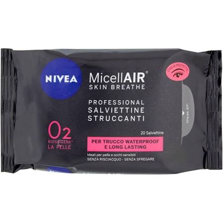Nivea micellair salviettine struccanti 20 pz