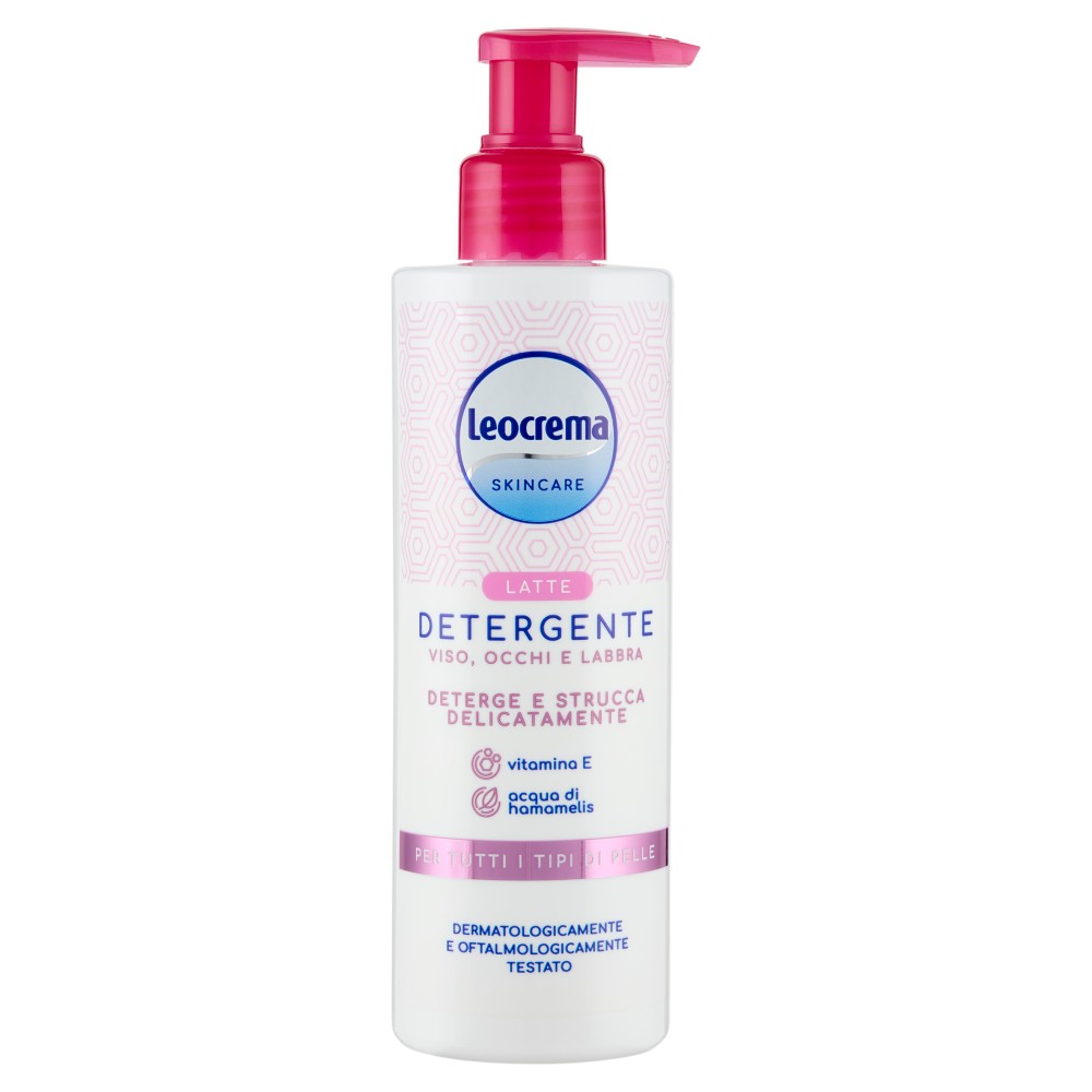 Leocrema latte detergente viso,occhi e labbra 250 ml